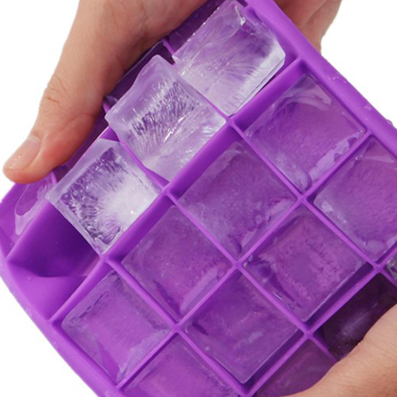 20 cavità cubetto ghiaccio vassoio silicone cubetto ghiaccio stampo di grado cibo flessibile in silicone cubetto stampo vassoio